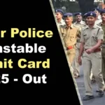 Bihar Police Constable Admit Card 2025