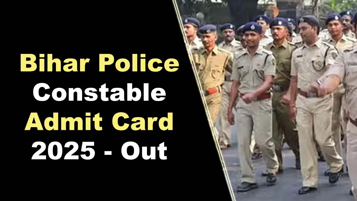 Bihar Police Constable Admit Card 2025