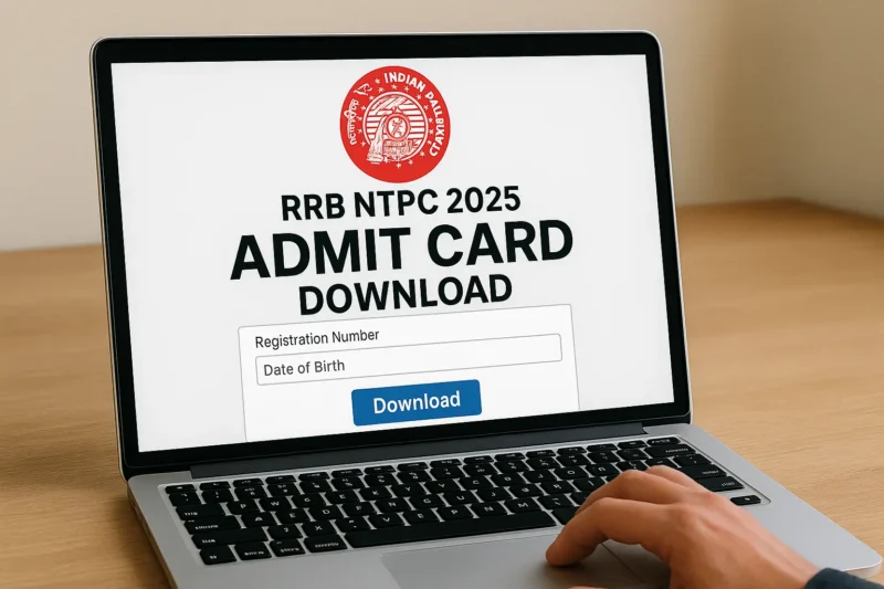 RRB NTPC Admit Card 2025