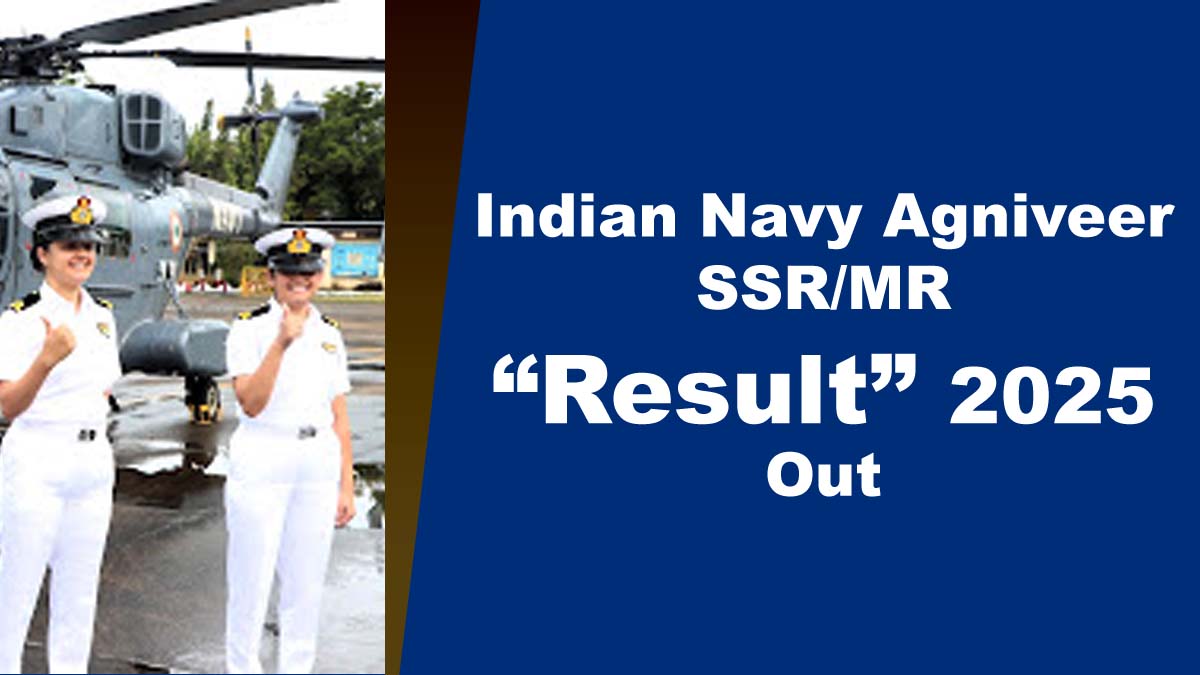 Indian Navy Result 2025 Out